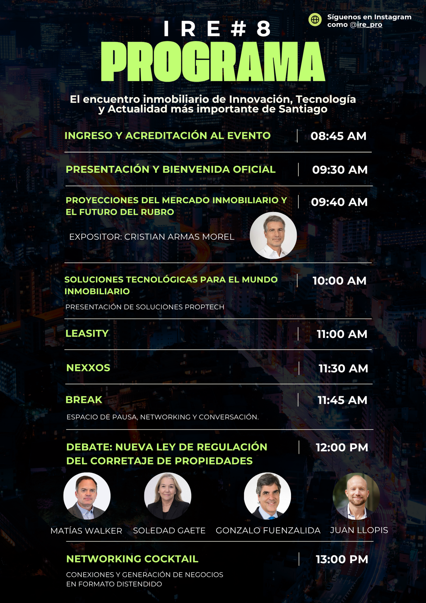 Programa IRE Santiago 2026